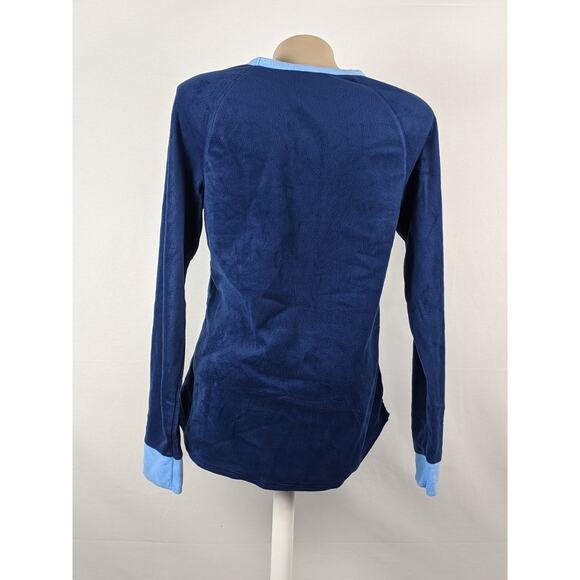 Disney Olaf Fleece Classic Pajama Top Medium (8/10) Crew Neck Long Sleeve Frozen - Picture 2 of 5